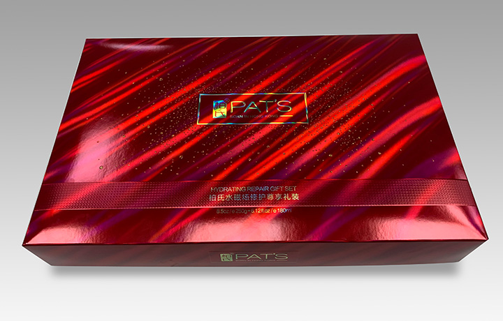彩盒表面光柱與閃粉新工藝設計